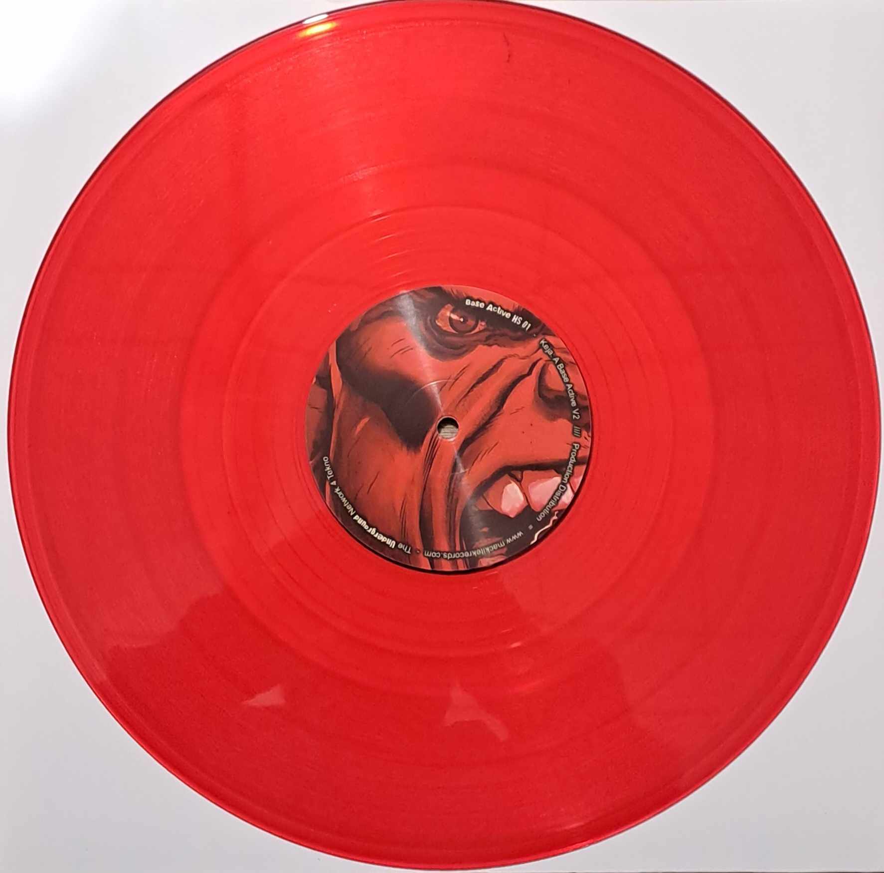 Base Active HS 01 rouge (toute dernière copie en stock) - vinyle freetekno